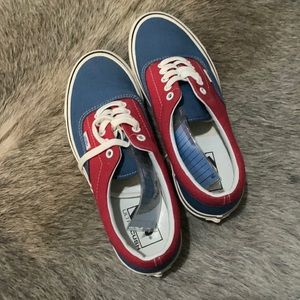 Red and Blue Vans